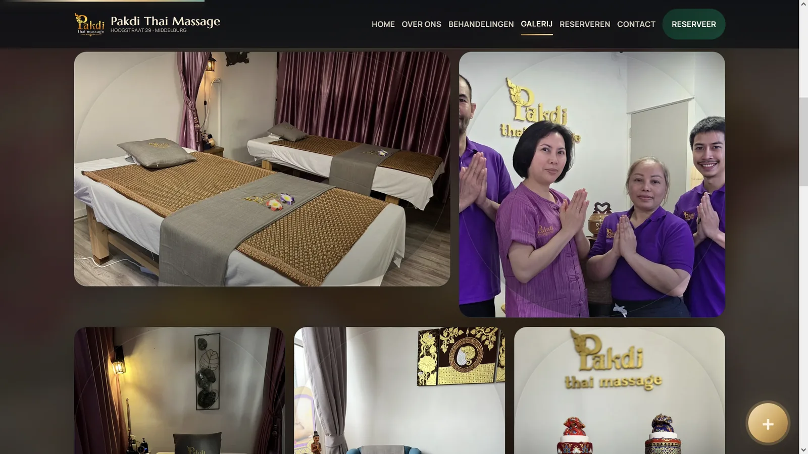 ภาพหน้าจอเว็บไซต์ผลงาน Pakdi Thai Massage ลำดับที่ 4