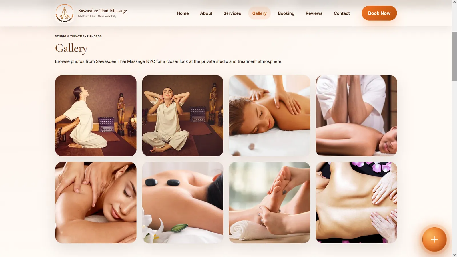 ภาพหน้าจอเว็บไซต์ผลงาน Sawasdee Thai Massage NYC ลำดับที่ 5
